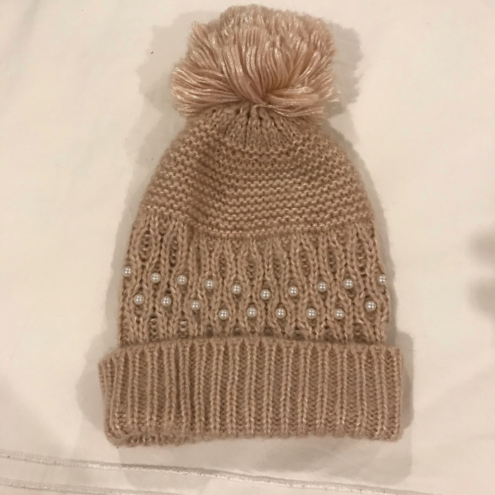 Blush pink hat